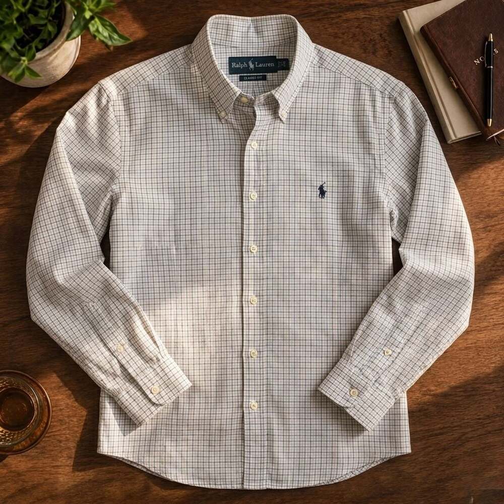 Ralph Lauren Classic Fit Plaid Button-Down Shirt